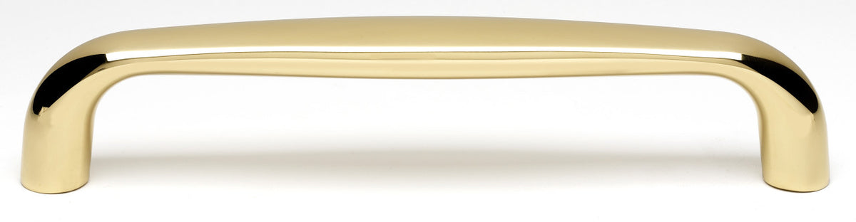 Alno D113-AP-PB/NL: 10" cc Contemporary Appliance Pull - Unlacquered Brass