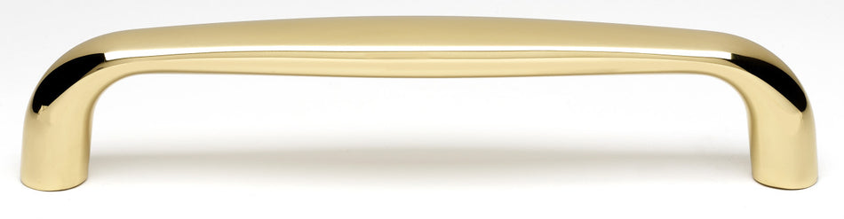 Alno D113-AP-PB/NL: 10" cc Contemporary Appliance Pull - Unlacquered Brass
