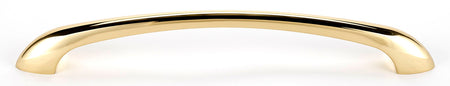 Alno D115-AP-PB/NL: 10" cc C855 Series Appliance Pull - Unlacquered Brass
