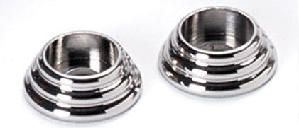 Alno D117-PC: Rosettes For D110-18 Appliance Pull (pair) - Polished Chrome