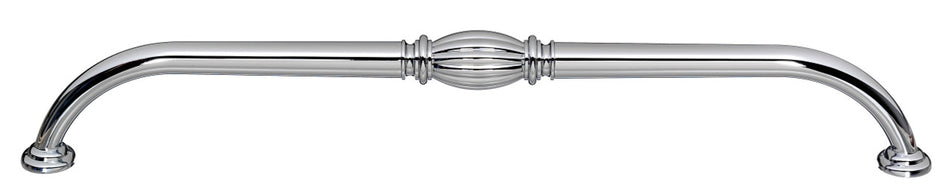 Alno D234-18-PB/NL: 18" cc Tuscany Appliance Pull - Unlacquered Brass