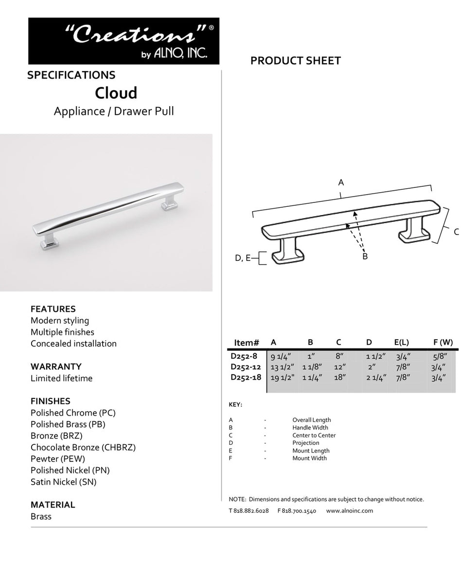 Specificaton Sheet