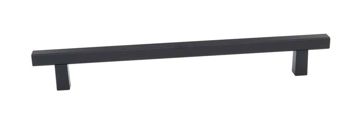 Alno D2805-18-MB: 18" cc Quadrato Smooth Bar Appliance Pull - Matte Black