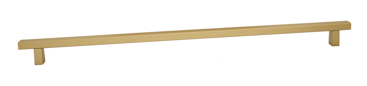 Alno D2805-24-CHP: 24" cc  Quadrato Smooth Bar Appliance Pull - Champagne