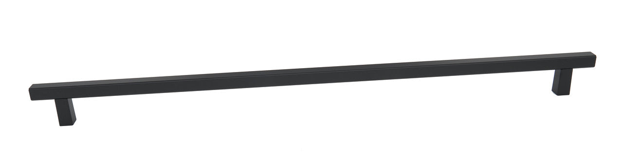 Alno D2805-24-MB: 24" cc  Quadrato Smooth Bar Appliance Pull - Matte Black