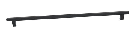 Alno D2805-24-MB: 24" cc  Quadrato Smooth Bar Appliance Pull - Matte Black