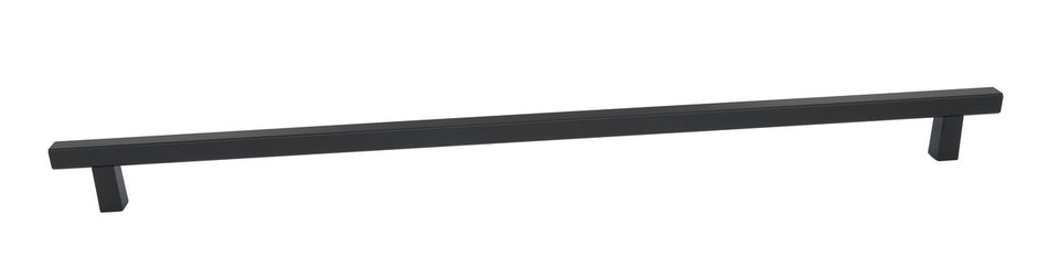 Alno D2805-24-MB: 24" cc  Quadrato Smooth Bar Appliance Pull - Matte Black