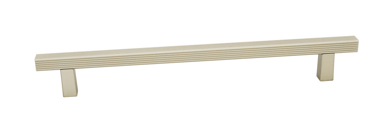 Alno D2905-12-MN: 12" cc Quadrato Grooved Bar Appliance Pull - Matte Nickel