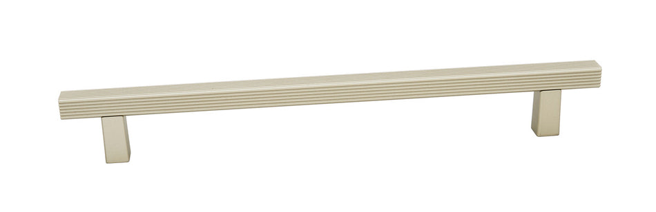 Alno D2905-12-MN: 12" cc Quadrato Grooved Bar Appliance Pull - Matte Nickel