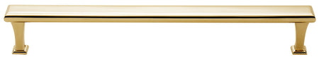 Alno D310-12-PB: 12" cc Manhattan Appliance Pull - Polished Brass