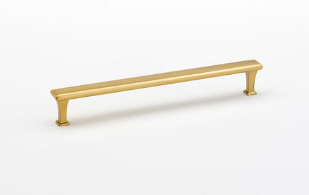Alno D310-12-SB: 12" cc Manhattan Appliance Pull - Satin Brass