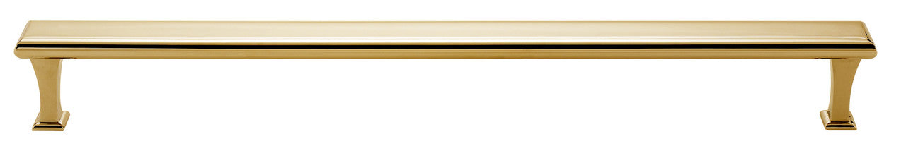 Alno D310-18-PB: 18" cc Manhattan Appliance Pull - Polished Brass
