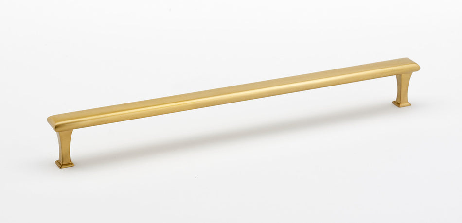 Alno D310-18-SB: 18" cc Manhattan Appliance Pull - Satin Brass
