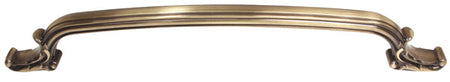 Alno D3650-12-AE: 12" cc Ornate Appliance Pull - Antique English