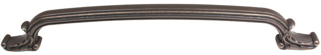 Alno D3650-12-BARC: 12" cc Ornate Appliance Pull - Barcelona