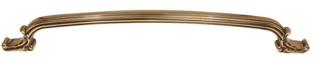 Alno D3650-12-PA: 12" cc Ornate Appliance Pull - Polished Antique