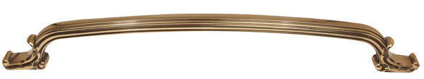 Alno D3650-12-PA: 12" cc Ornate Appliance Pull - Polished Antique