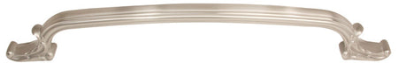Alno D3650-12-SN: 12" cc Ornate Appliance Pull - Satin Nickel