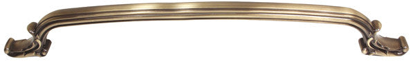 Alno D3650-18-AE: 18" cc Ornate Appliance Pull - Antique English