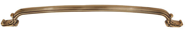Alno D3650-18-PA: 18" cc Ornate Appliance Pull - Polished Antique