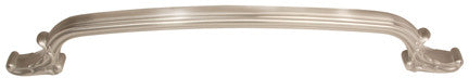 Alno D3650-18-SN: 18" cc Ornate Appliance Pull - Satin Nickel