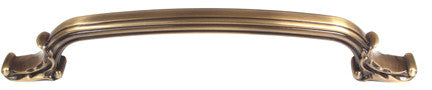 Alno D3650-8-AE: 8" cc Ornate Appliance Pull - Antique English
