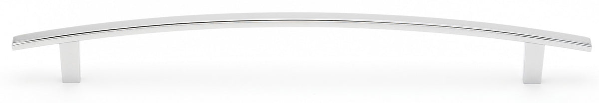 Alno D419-12-PB/NL: 12" cc Arch Appliance Pull - Unlacquered Brass