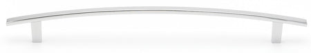 Alno D419-12-PB/NL: 12" cc Arch Appliance Pull - Unlacquered Brass