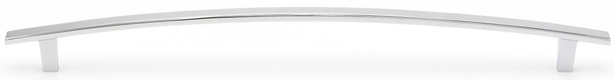 Alno D419-18-PB/NL: 18" cc Arch Appliance Pull - Unlacquered Brass