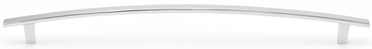 Alno D419-18-PB/NL: 18" cc Arch Appliance Pull - Unlacquered Brass