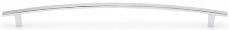 Alno D419-18-PB/NL: 18" cc Arch Appliance Pull - Unlacquered Brass