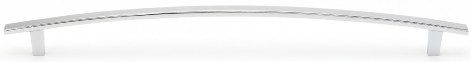 Alno D419-18-PB/NL: 18" cc Arch Appliance Pull - Unlacquered Brass
