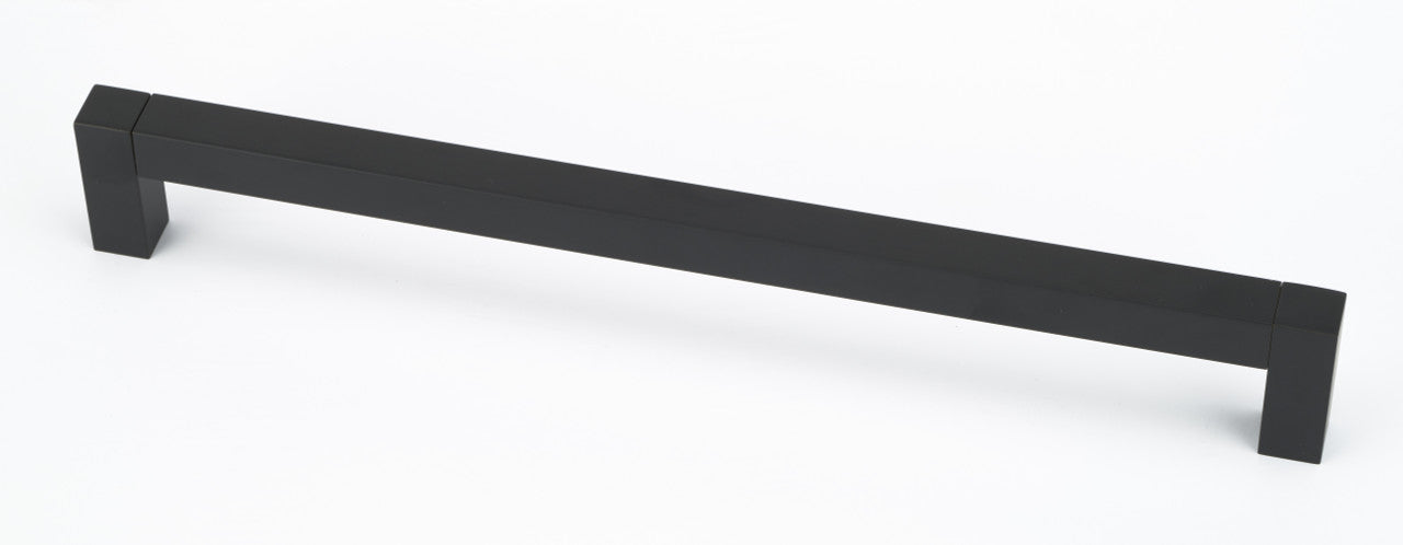 Alno D420-12-MB: 12" cc Block Appliance Pull - Matte Black
