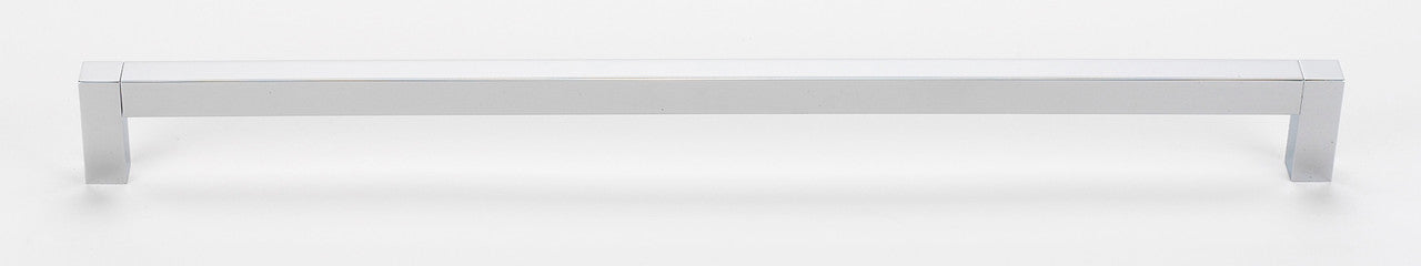 Alno D420-18-PB/NL: 18" cc Block Appliance Pull - Unlacquered Brass