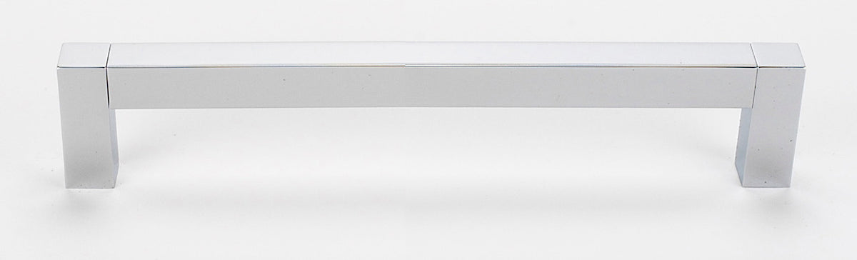 Alno D420-8-PB/NL: 8" cc Block Appliance Pull - Unlacquered Brass
