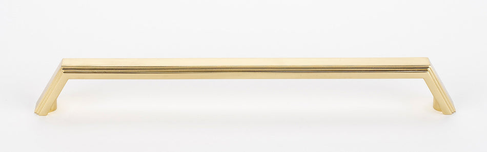 Alno D427-18-PB/NL: 18" cc Nicole Appliance Pull - Unlacquered Brass
