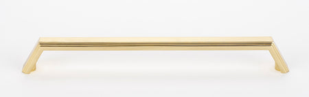 Alno D427-18-PB/NL: 18" cc Nicole Appliance Pull - Unlacquered Brass