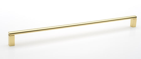 Alno D430-18-PB/NL: 18" cc Vogue Appliance Pull - Unlacquered Brass
