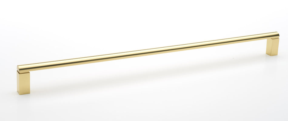 Alno D430-18-PB/NL: 18" cc Vogue Appliance Pull - Unlacquered Brass