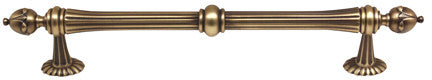 Alno D6929-12-AEM: 12" cc Ornate Traditional Appliance Pull - Antique English Matte