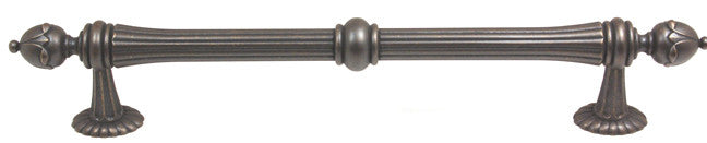 Alno D6929-12-BARC: 12" cc Ornate Traditional Appliance Pull - Barcelona