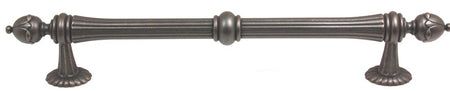 Alno D6929-12-BARC: 12" cc Ornate Traditional Appliance Pull - Barcelona