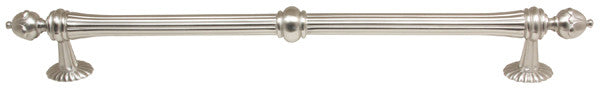 Alno D6929-12-SN: 12" cc Ornate Traditional Appliance Pull - Satin Nickel
