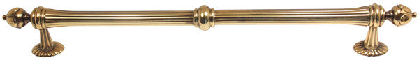 Alno D6929-18-PA: 18" cc Ornate Traditional Appliance Pull - Polished Antique