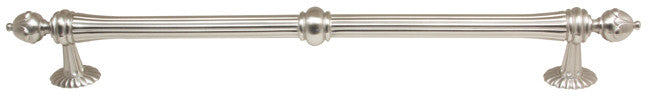 Alno D6929-18-SN: 18" cc Ornate Traditional Appliance Pull - Satin Nickel