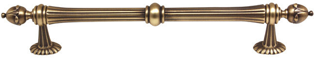 Alno D6929-8-AEM: 8" cc Ornate Traditional Appliance Pull - Antique English Matte