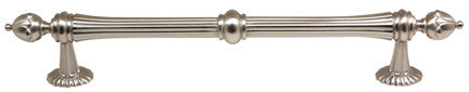Alno D6929-8-SN: 8" cc Ornate Traditional Appliance Pull - Satin Nickel