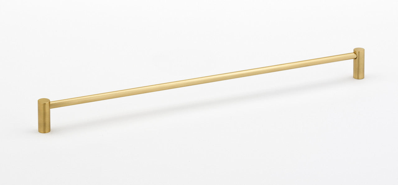 Alno D715-18-SB: 18" cc Contemporary I Appliance Pull - Satin Brass