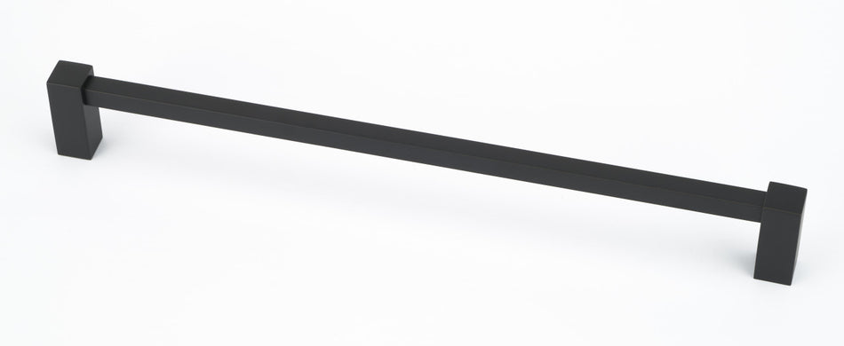Alno D718-12-MB: 12" cc Contemporary II Appliance Pull - Matte Black