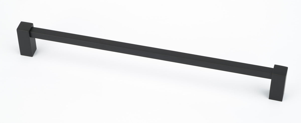 Alno D718-18-MB: 18" cc Contemporary II Appliance Pull - Matte Black